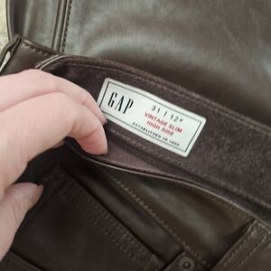 Gap faux leather pants NWT